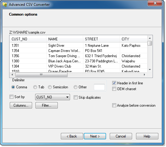 Advanced CSV Converter Crack