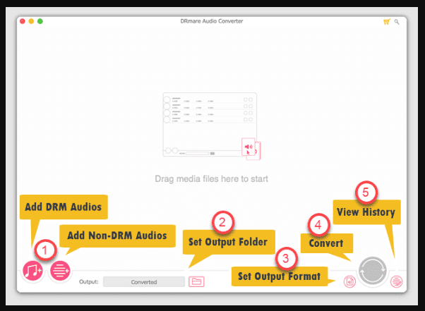 DRmare Audio Converter Portable For MacOS