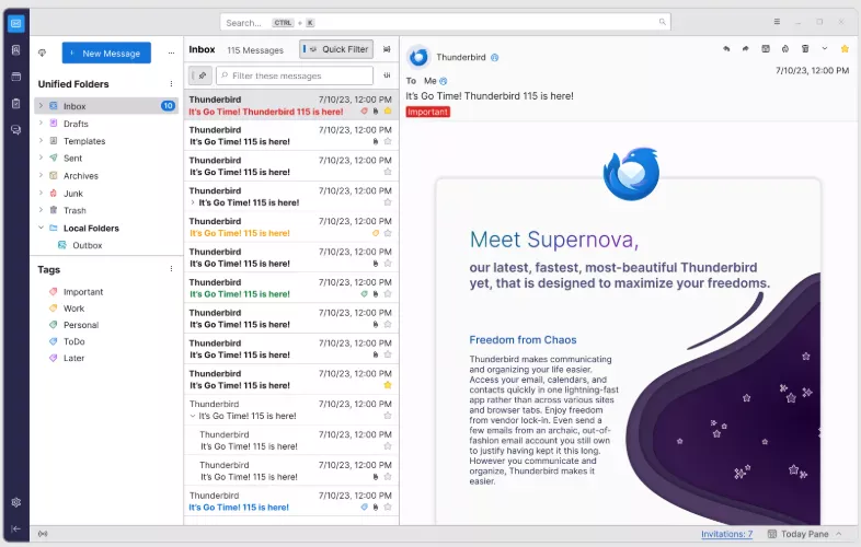 Mozilla Thunderbird 147.0.1